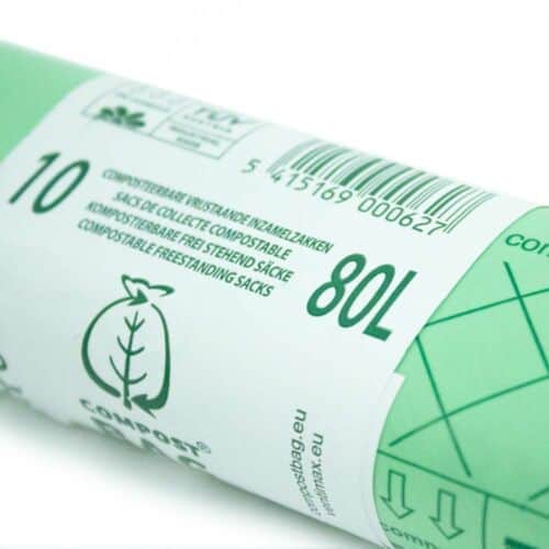 compostable waste bags 80L
